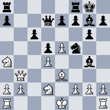 r4rk1/p2qppbp/2p3p1/3pPn2/N2P2b1/1Q2B3/PP1N1PPP/R3K2R b KQ - 0 13