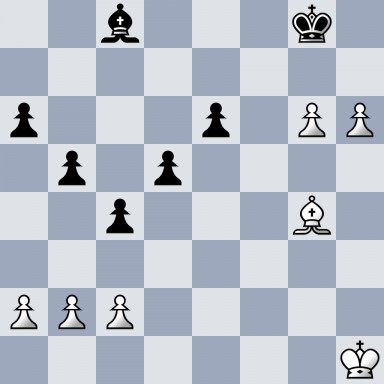 2b3k1/8/p3p1PP/1p1p4/2p3B1/8/PPP5/7K b - - 0 26