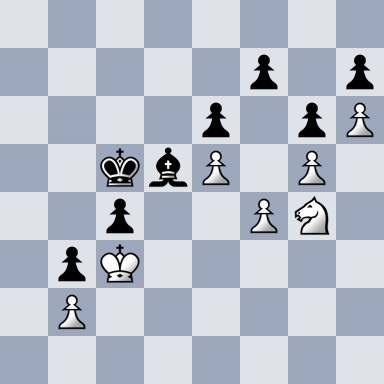 8/5p1p/4p1pP/2kbP1P1/2p2PN1/1pK5/1P6/8 b - - 0 42
