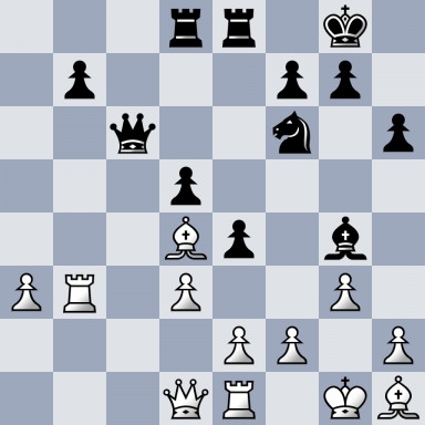 3rr1k1/1p3pp1/2q2n1p/3p4/3Bp1b1/PR1P2P1/4PP1P/3QR1KB b - - 0 22