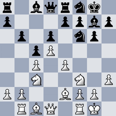 r1bqrnk1/p3ppbp/1p1p1np1/2pP4/2P1P3/2N2N1P/PP2BPP1/1RBQ1RK1 b - - 0 11