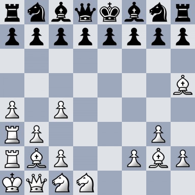 rnbqkbnr/pppppppp/8/7B/P1P5/RP4P1/RBP2PBP/KQNN4 w kq - 0 1