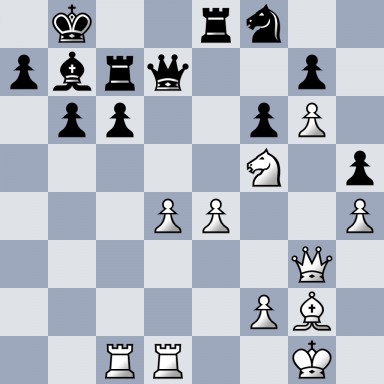 1k2rn2/pbrq2p1/1pp2pP1/5N1p/3PP2P/6Q1/5PB1/2RR2K1 b - - 0 31