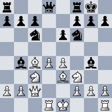 r2q1rk1/ppp2ppp/2n1pn2/8/1bBPP1b1/2N1BN2/PPQ2PPP/3RK2R b K &#8211; 0 9