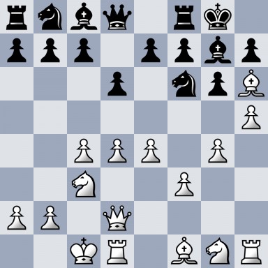 rnbq1rk1/ppp1ppbp/3p1npB/7P/2PPP1P1/2N2P2/PP1Q4/2KR1BNR b - - 0 6