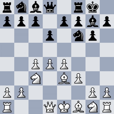 rnbq1rk1/ppp1ppbp/3p1np1/8/2PPP3/2N1BP2/PP4PP/R2QKBNR b KQ - 0 6