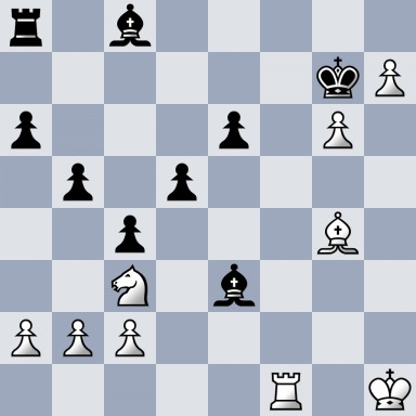 r1b5/6kP/p3p1P1/1p1p4/2p3B1/2N1b3/PPP5/5R1K b - - 0 28