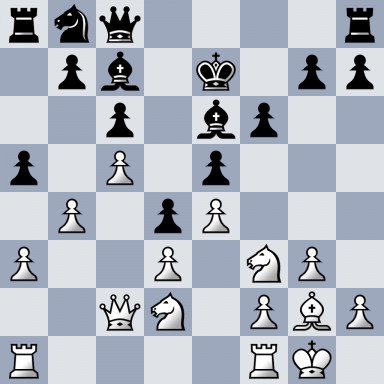 rnq4r/1pb1k1pp/2p1bp2/p1P1p3/1P1pP3/P2P1NP1/2QN1PBP/R4RK1 b - - 0 15