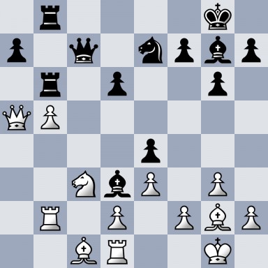 1r4k1/p1q1npbp/1r1p2p1/QP6/4p3/2NbP1P1/1R1P1PBP/2BR2K1 w - - 0 21