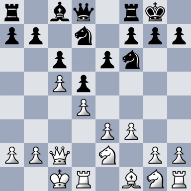 r1bq1rk1/pp1n1ppp/2p1pn2/2Pp4/3P4/4PP2/PPQ1N1PP/2KR1BNR b - - 0 11
