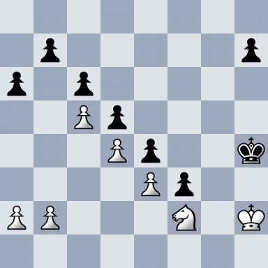 8/1p5p/p1p5/2Pp4/3Pp2k/4Pp2/PP3N1K/8 w &#8211; &#8211; 0 40