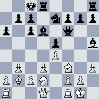 2kr3r/1pp1nppp/p1pb1q2/4p2b/4P3/1P1P1N1P/PBPN1PP1/R2Q1RK1 w â - 0 11