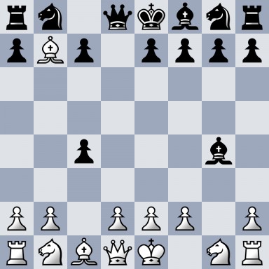 rn1qkbnr/pBp1pppp/8/8/2p3b1/8/PP1PPP1P/RNBQK1NR b KQkq - 0 4