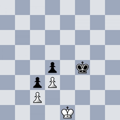 8/8/8/8/3p1k2/2pP4/2P5/4K3 b - - 0 1