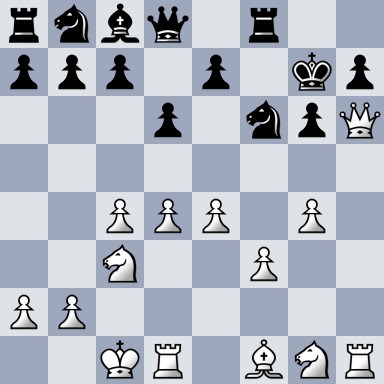 rnbq1r2/ppp1p1kp/3p1npQ/8/2PPP1P1/2N2P2/PP6/2KR1BNR b - - 0 6