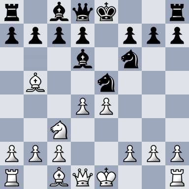 r1bqk2r/pppp1ppp/3b1n2/1B2n3/3PP3/2N5/PPP2PPP/R1BQK2R w KQkq - 0 7