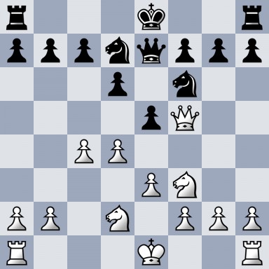 r3k2r/pppnqppp/3p1n2/4pQ2/2PP4/4PN2/PP1N1PPP/R3K2R w KQkq - 0 11