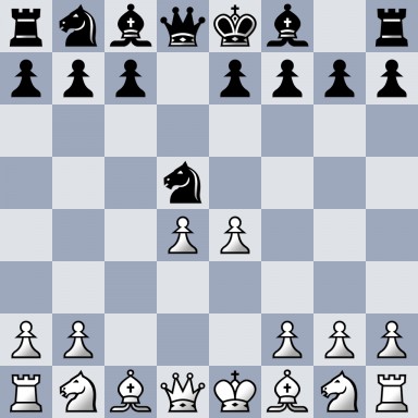 rnbqkb1r/ppp1pppp/8/3n4/3PP3/8/PP3PPP/RNBQKBNR b KQkq - 0 4