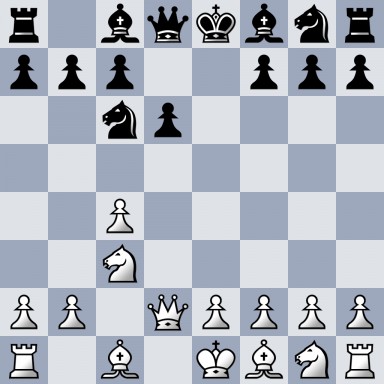 r1bqkbnr/ppp2ppp/2np4/8/2P5/2N5/PP1QPPPP/R1B1KBNR b KQkq - 0 5