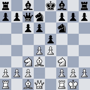 r1b1kb1r/ppqn1ppp/2pp1n2/4p3/3PP3/2NB1N2/PPP2PPP/R1BQ1RK1 w kq - 0 6
