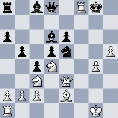 r1bq1Rk1/8/p2bp3/1p1pn2P/2pN2P1/2N1Q3/PPP1B3/R5K1 b - - 0 20