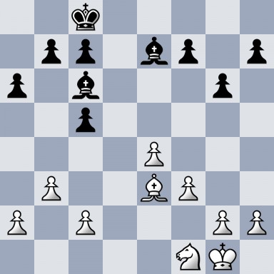 2k5/1pp1bp1p/p1b3p1/2p5/4P3/1P2BP2/P1P3PP/5NK1 b &#8211; &#8211; 0 18